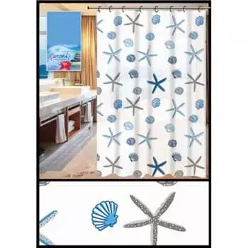 Штора для ванной комнаты Чисто Быстро Chb0123 ХВ6352