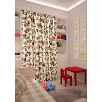 Штора на тесьме Kauffort dimaut мишутка 3111200645