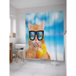 Штора-занавеска для ванной JOYARTY