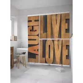 Штора-занавеска для ванной JOYARTY