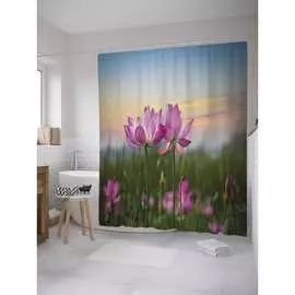 Штора-занавеска для ванной JOYARTY