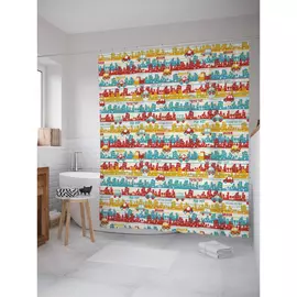 Штора-занавеска для ванной JOYARTY