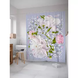 Штора-занавеска для ванной JOYARTY