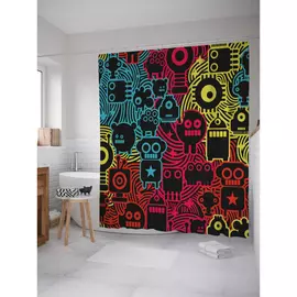 Штора-занавеска для ванной JOYARTY