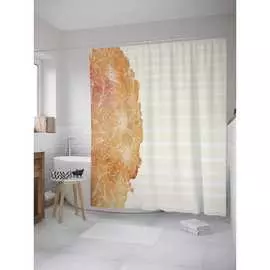 Штора-занавеска для ванной JOYARTY