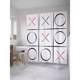 Штора-занавеска для ванной JOYARTY