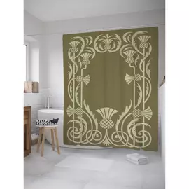 Штора-занавеска для ванной JOYARTY