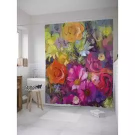 Штора-занавеска для ванной JOYARTY