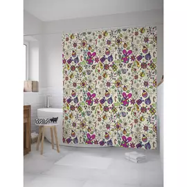 Штора-занавеска для ванной JOYARTY