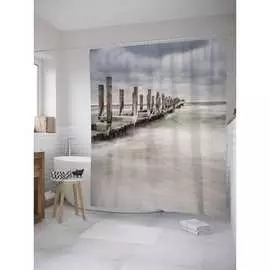 Штора-занавеска для ванной JOYARTY