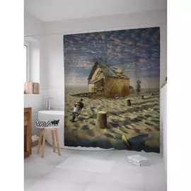 Штора-занавеска для ванной JOYARTY