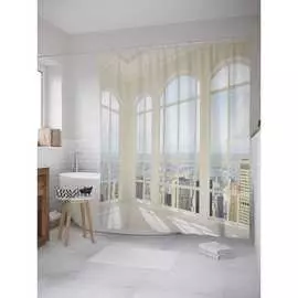 Штора-занавеска для ванной JOYARTY