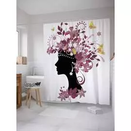 Штора-занавеска для ванной JOYARTY