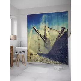 Штора-занавеска для ванной JOYARTY