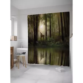 Штора-занавеска для ванной JOYARTY