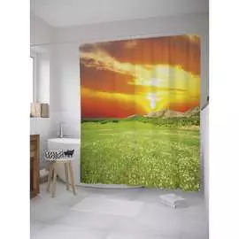 Штора-занавеска для ванной JOYARTY