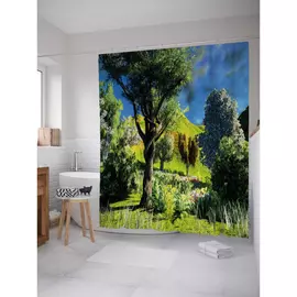 Штора-занавеска для ванной JOYARTY