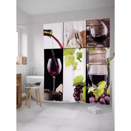 Штора-занавеска для ванной JOYARTY