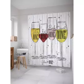 Штора-занавеска для ванной JOYARTY