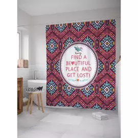 Штора-занавеска для ванной JOYARTY