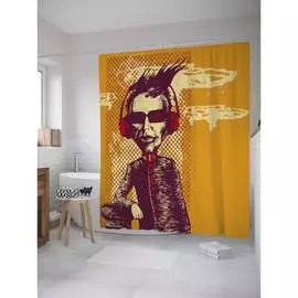 Штора-занавеска для ванной JOYARTY