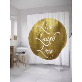 Штора-занавеска для ванной JOYARTY