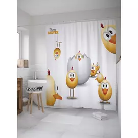 Штора-занавеска для ванной JOYARTY