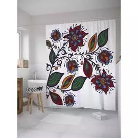 Штора-занавеска для ванной JOYARTY