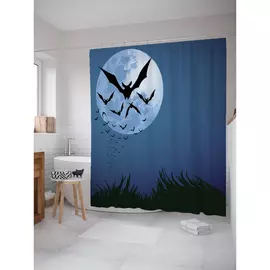 Штора-занавеска для ванной JOYARTY