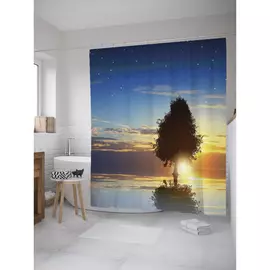 Штора-занавеска для ванной JOYARTY