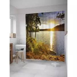 Штора-занавеска для ванной JOYARTY