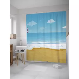 Штора-занавеска для ванной JOYARTY