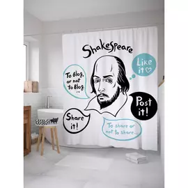 Штора-занавеска для ванной JOYARTY