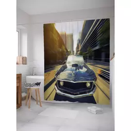 Штора-занавеска для ванной JOYARTY