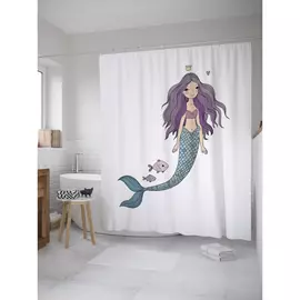 Штора-занавеска для ванной JOYARTY