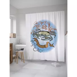 Штора-занавеска для ванной JOYARTY