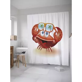 Штора-занавеска для ванной JOYARTY