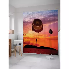 Штора-занавеска для ванной JOYARTY