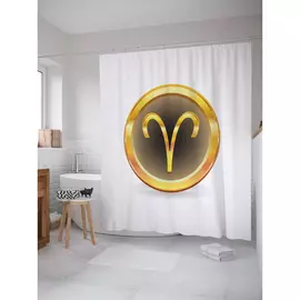 Штора-занавеска для ванной JOYARTY