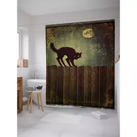 Штора-занавеска для ванной JOYARTY