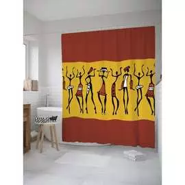 Штора-занавеска для ванной JOYARTY