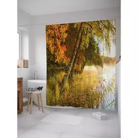 Штора-занавеска для ванной JOYARTY