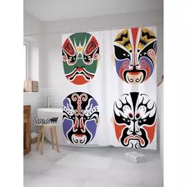 Штора-занавеска для ванной JOYARTY