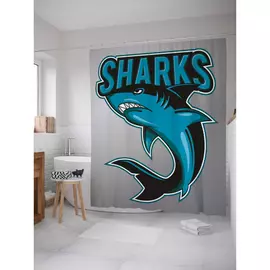 Штора-занавеска для ванной JOYARTY