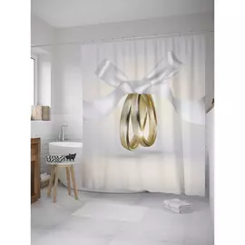 Штора-занавеска для ванной JOYARTY