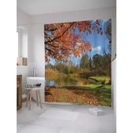 Штора-занавеска для ванной JOYARTY