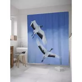 Штора-занавеска для ванной JOYARTY