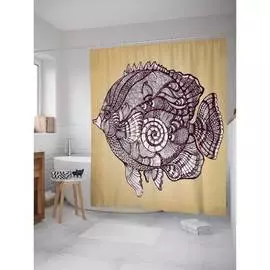 Штора-занавеска для ванной JOYARTY