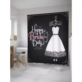 Штора-занавеска для ванной JOYARTY