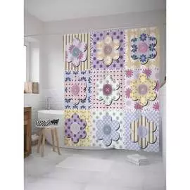 Штора-занавеска для ванной JOYARTY